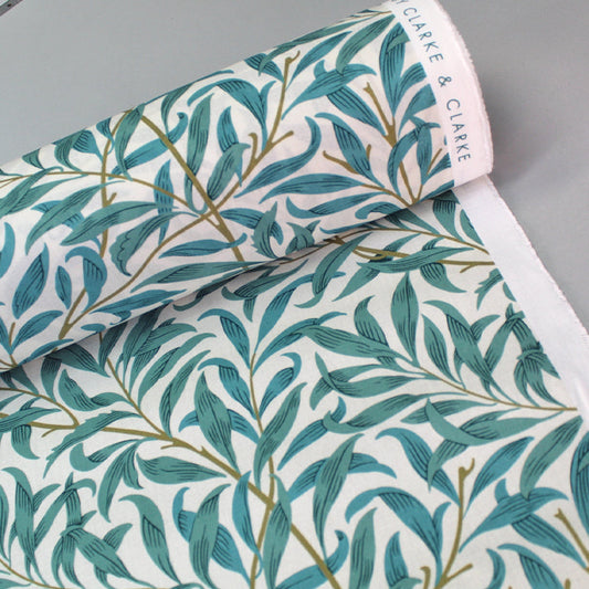 William Morris Soft Furnishing - Willow Bough - Teal